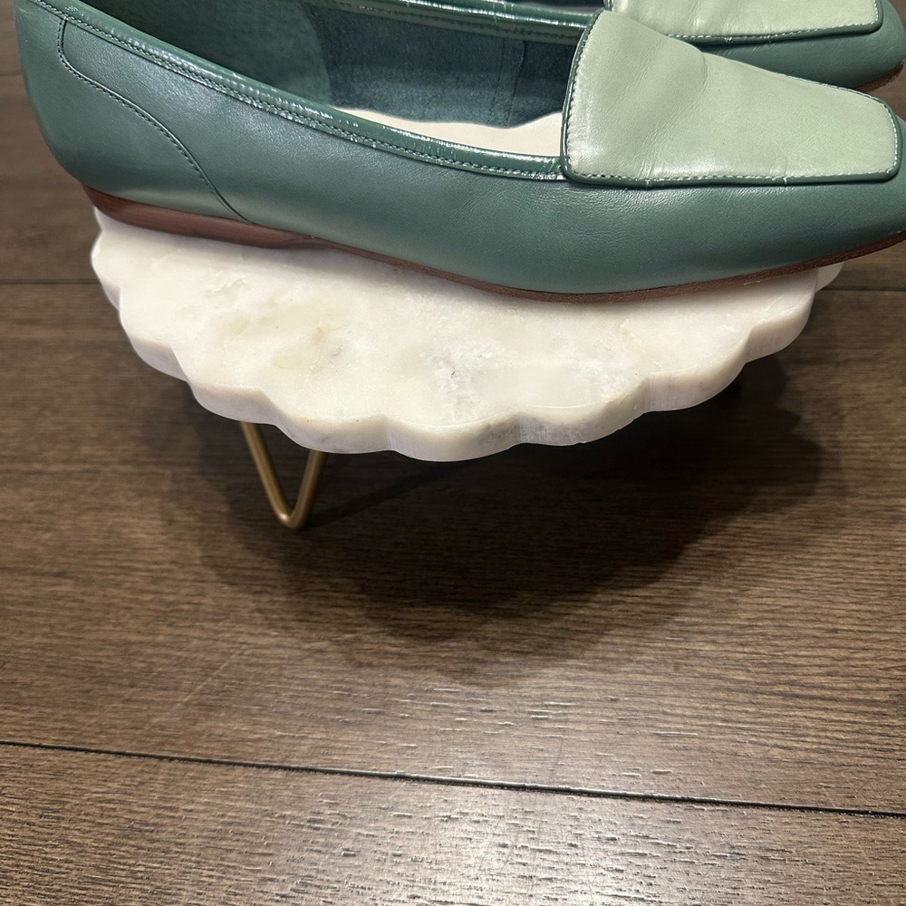 Enzo Angiolini Mint Green Leather‎ Flats - Picture 2 of 5